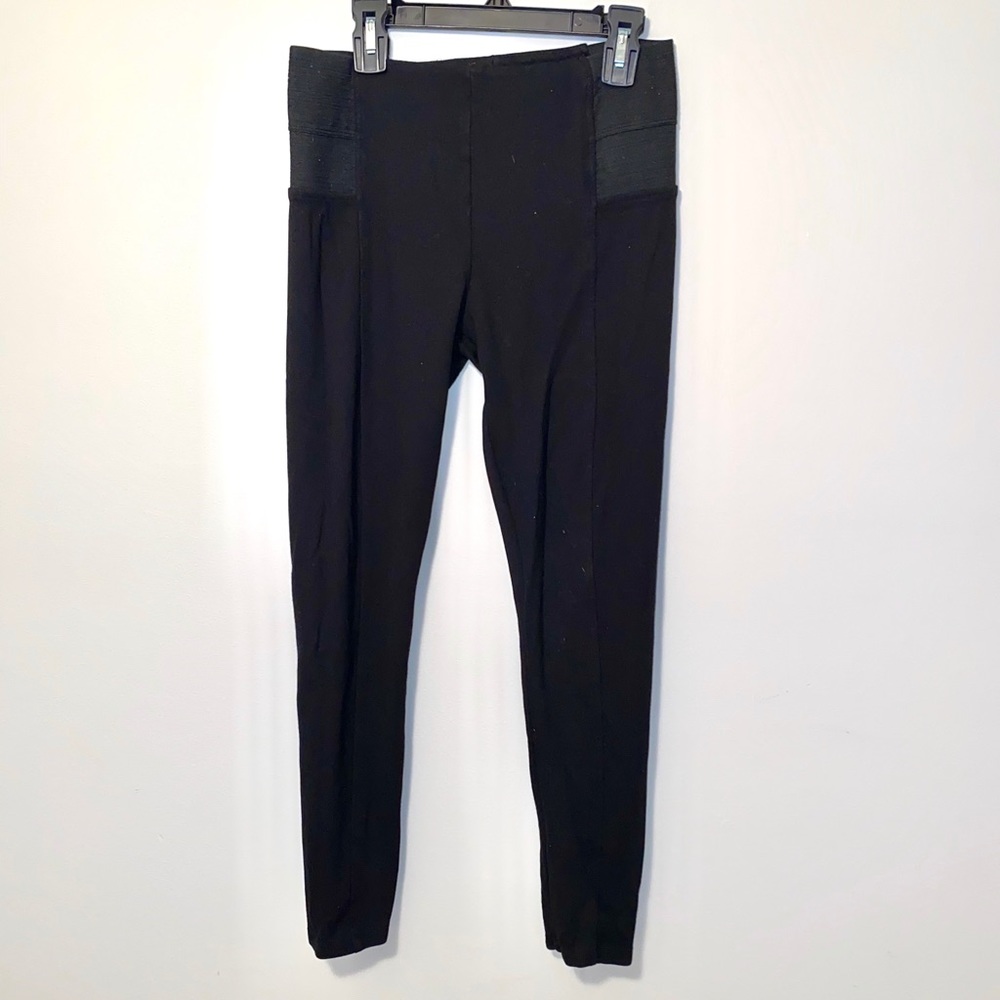 ZARA BASICS Black spandex dress pant